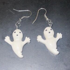 Halloween ghost earrings costume jewelry